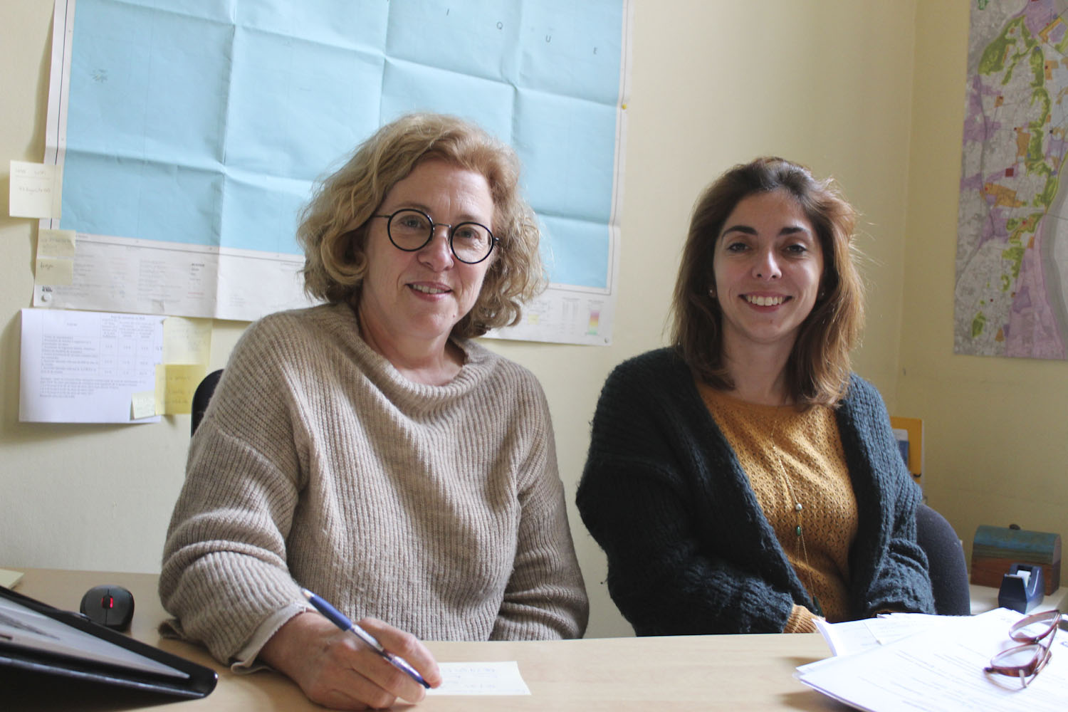 Angèle Grézil, coordinatrice et Pauline Figueroa-Savidan, conseillère en création d’entreprise au CIDFF