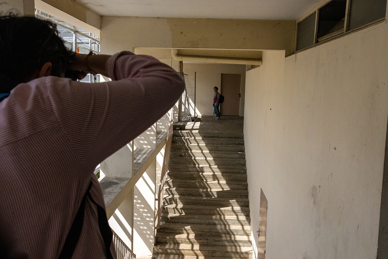 Cage d'escalier d'un immeuble du quartier Palmer