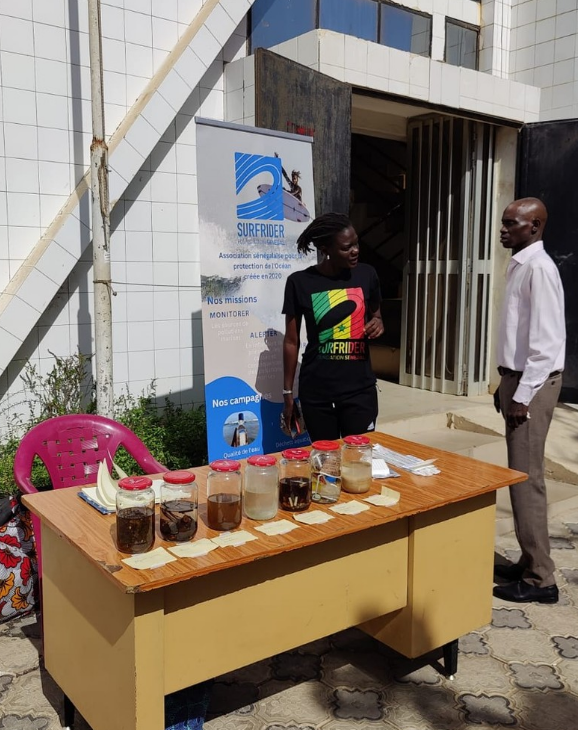 Sensibilisation SurfRider à la Mairie de Ouakam