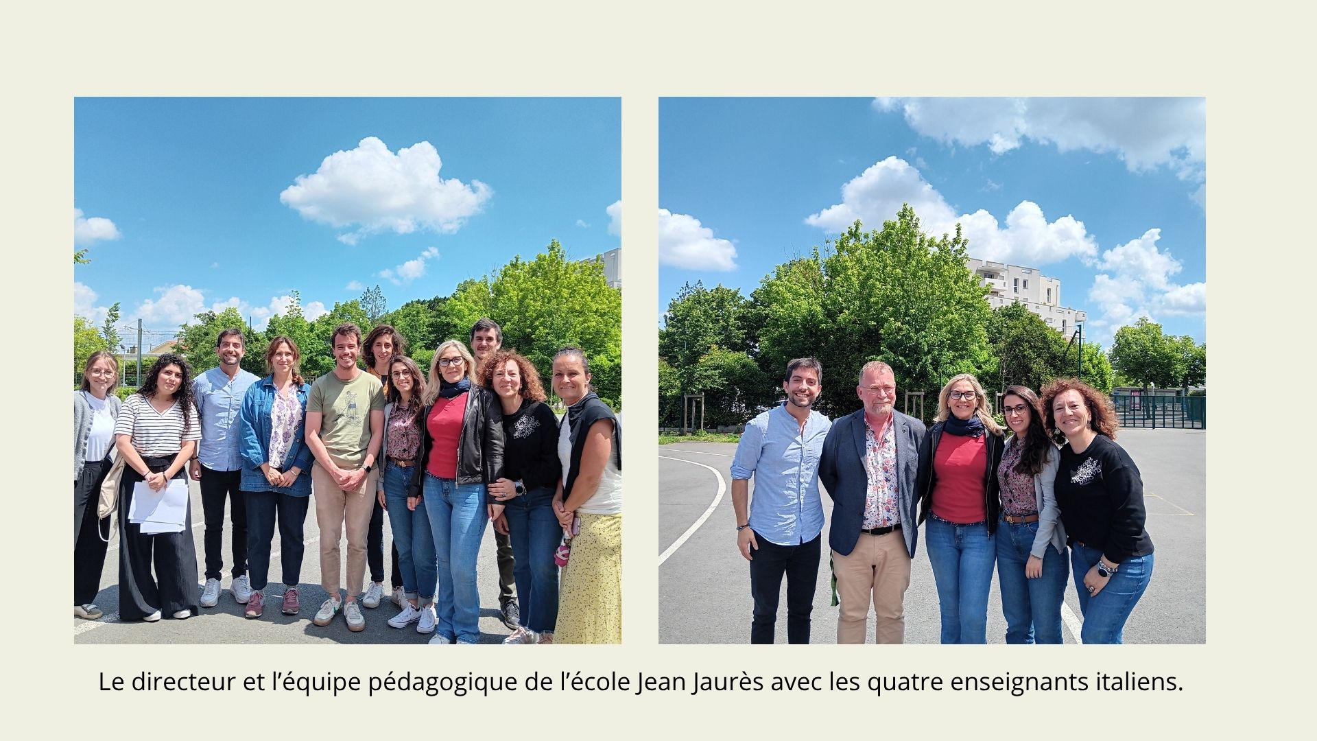 Accueil d'enseignants italiens à l'école Jean Jaurès