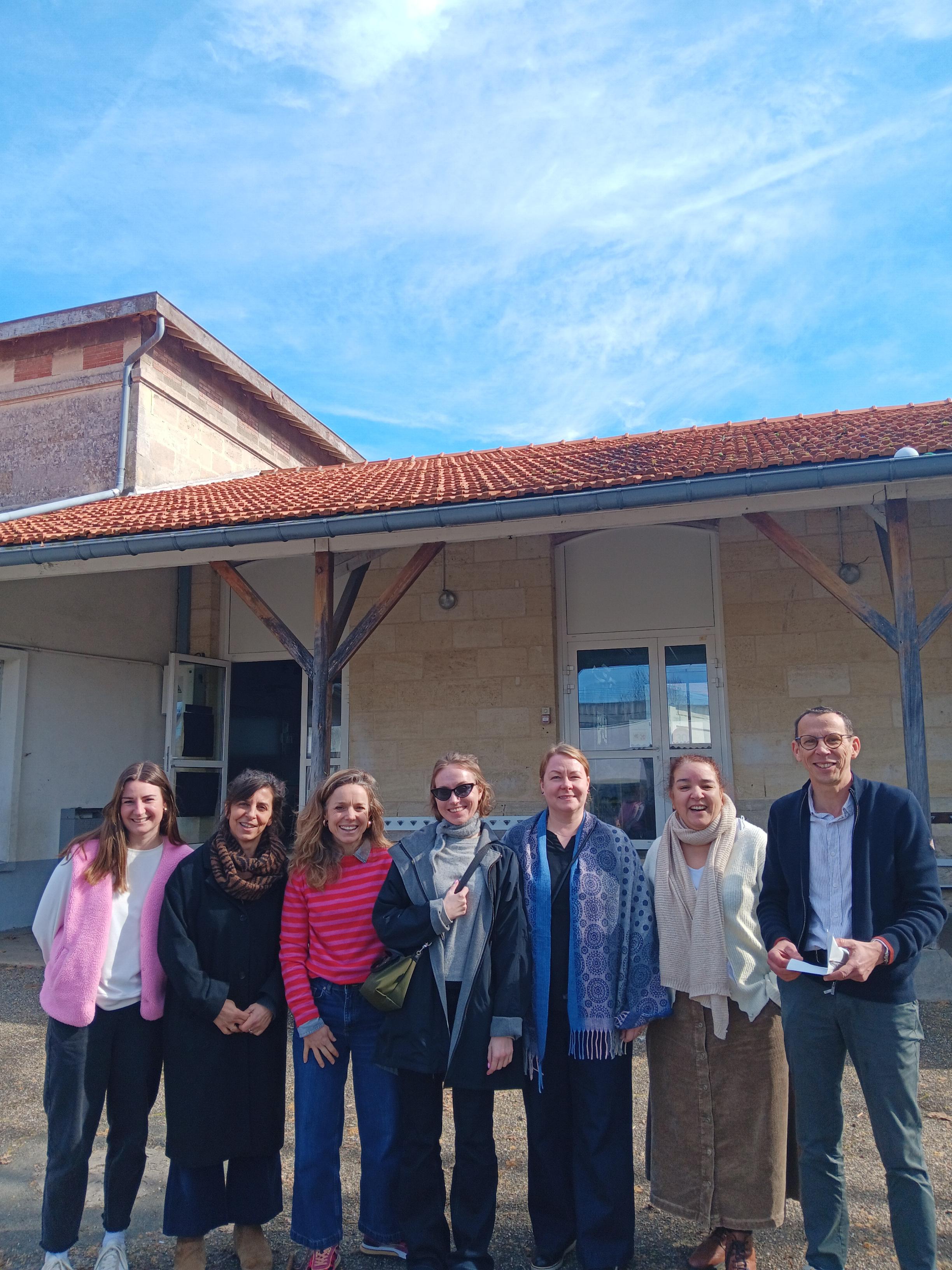 Accueil des estoniennes à Camille Maumey