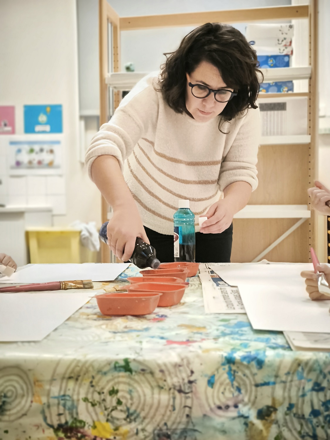 L'illustratrice Delphine Garcia intervient en CE1 à l'école des Cavailles