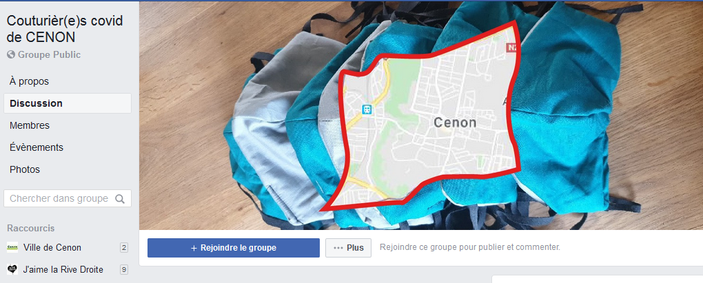 groupe de couturières de Cenon