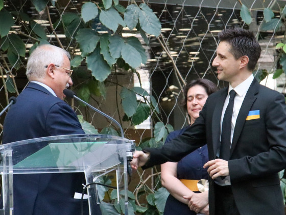 remise du prix de la collectivité européenne