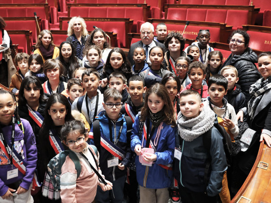 Le conseil municipal des enfants à l'Assemblée nationale 
